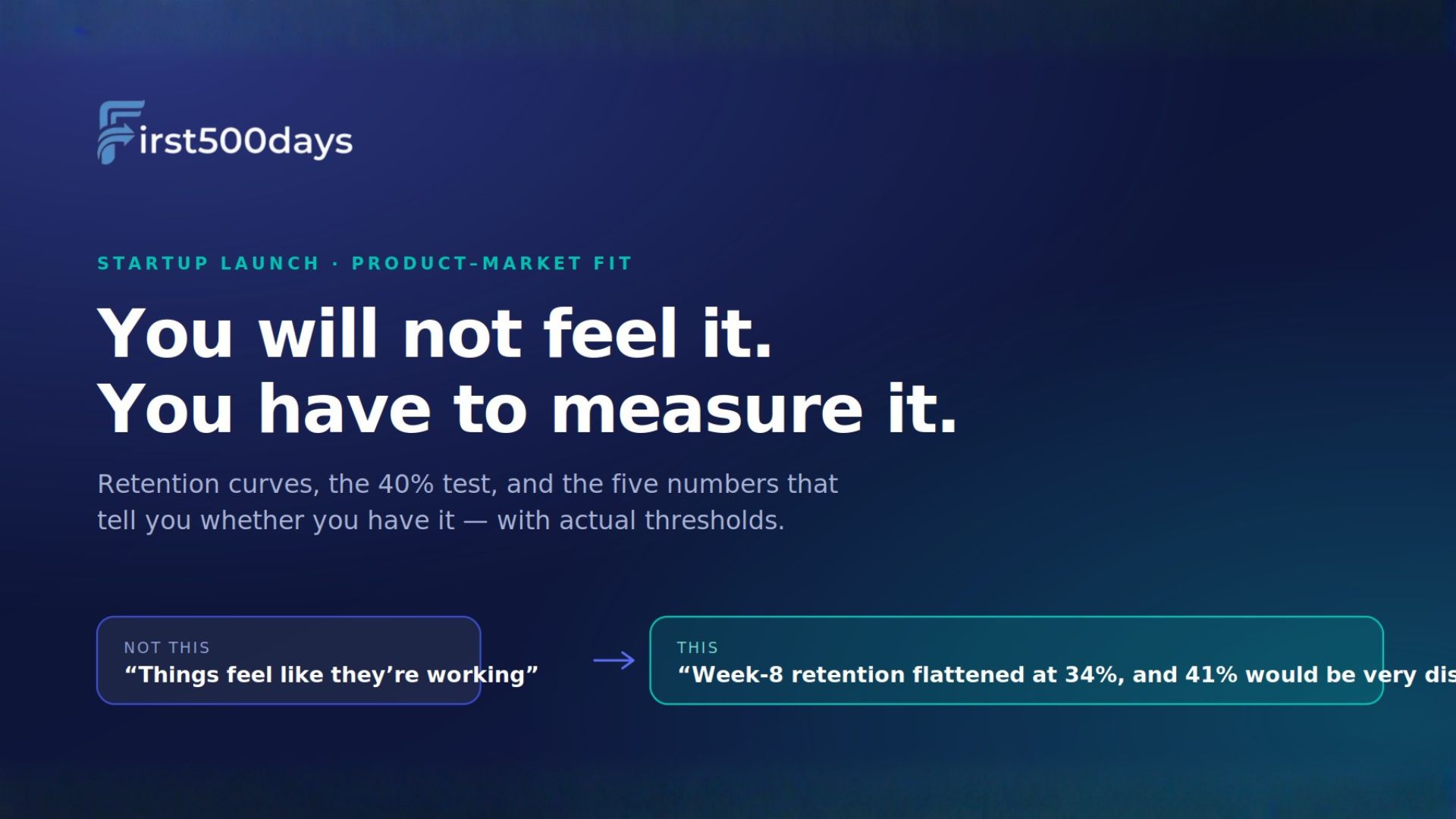 Product-Market Fit Isn’t a Feeling — Here’s How to Measure It